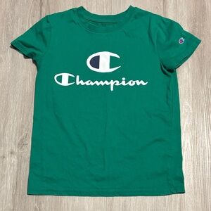 Champion Kids Tee in Bold Green
